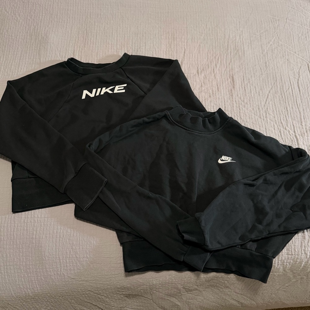 Bundle of Two Nike Black Sweatshirts